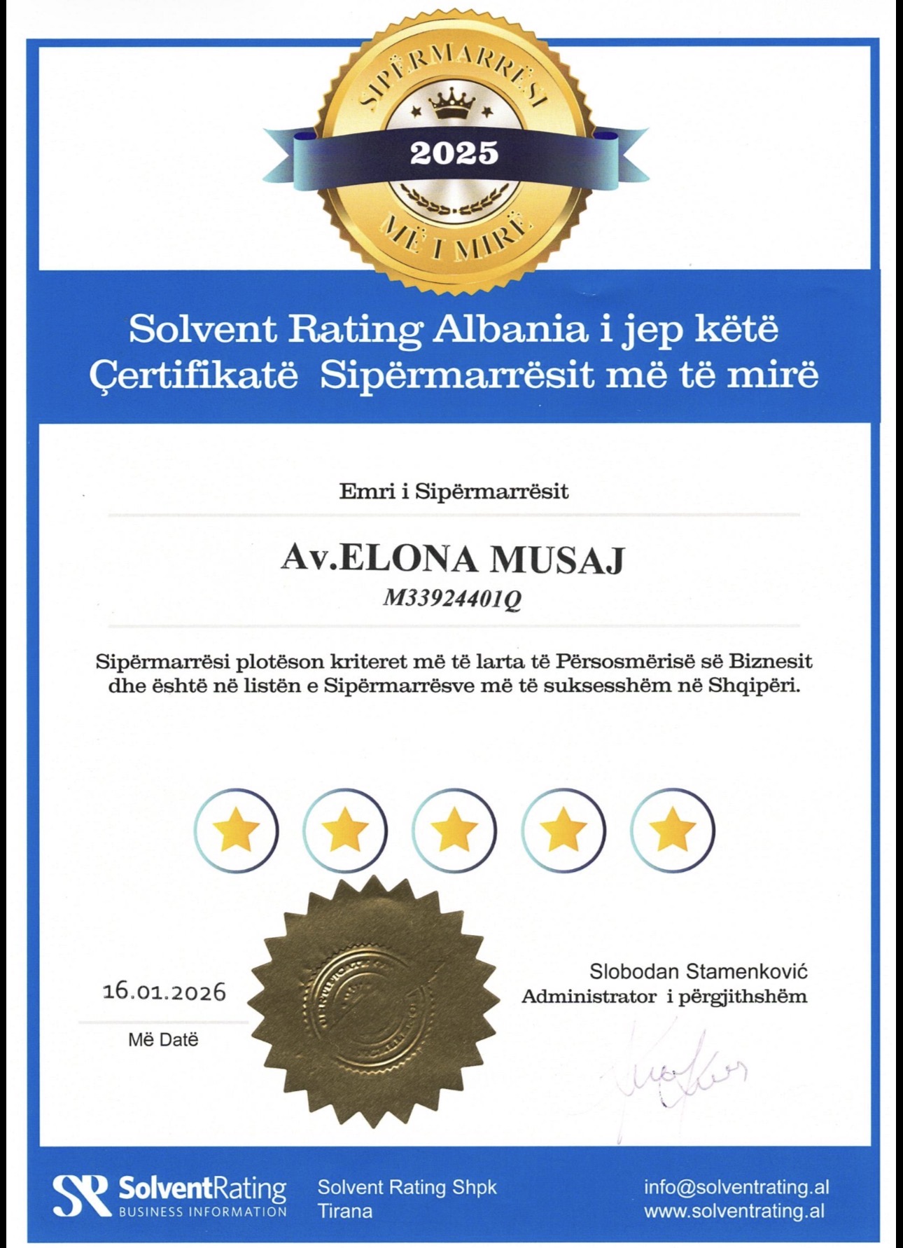 Certifikatë
